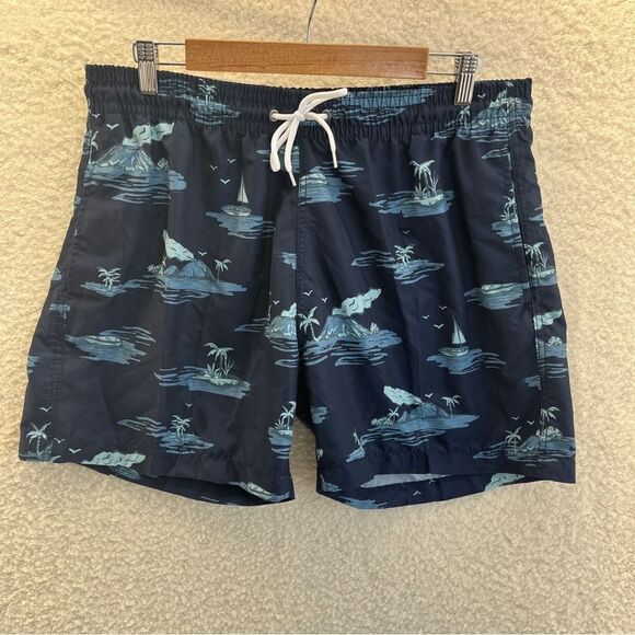 Trunks Surf & Swim Co Sano Swim Trunks Blue Size XL‎ - Picture 1 of 7